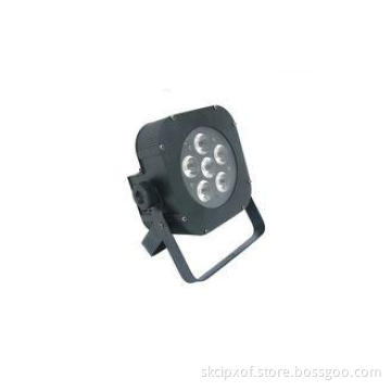 Flat LED Par Cans 130W,IP20 6*10w 4-IN-1 RGBW 1610 Luminous